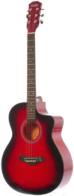 Акустическая гитара Fabio FB-JF40BG RDS (красный, липа)