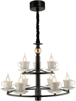 

Люстра Newrgy, Lighting Veneto Luce 1177/3+6+3 BK