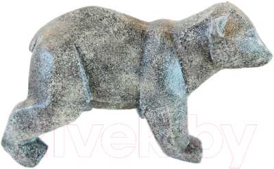 Статуэтка Нашы майстры Медведь геометрический / 9008-1 (серый)