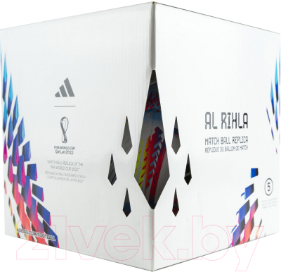 Футбольный мяч Adidas Wc22 Lge Box / H57782 (размер 5, мультиколор)