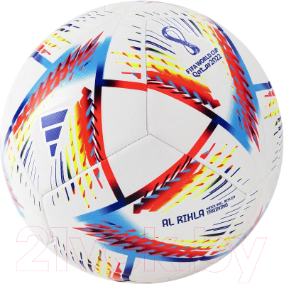 Футбольный мяч Adidas Wc22 Trn / H57798 (размер 5, белый/мультиколор)