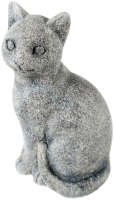 Статуэтка Нашы майстры Сидячий кот / 3022-3 (серый) - 