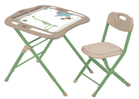 Комплект мебели с детским столом Ника NKP3/1 Динозавры - 