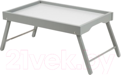 Поднос-столик Мебелик Селена (серый)