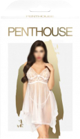 Костюм эротический Penthouse Naughty Doll / PENT4006291 (M/L, белый) - 