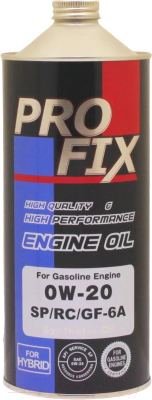 Моторное масло Profix Engine Oil 0W20 SP/GF-6A / SP0W20C1 (1л)