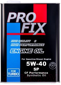 Моторное масло Profix Engine Oil 5W40 SP / SP5W40C (4л)