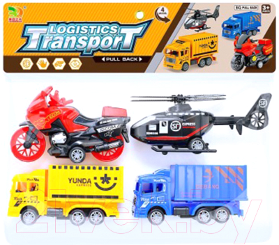 Набор игрушечной техники Qunxing Toys Спецтехника: Логистический транспорт / BQ600-6