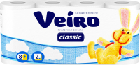 

Туалетная бумага Veiro, Classic 2-слойная