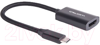 Кабель/переходник Atom USB Type-C 3.1 - HDMI (0.15м, черный)