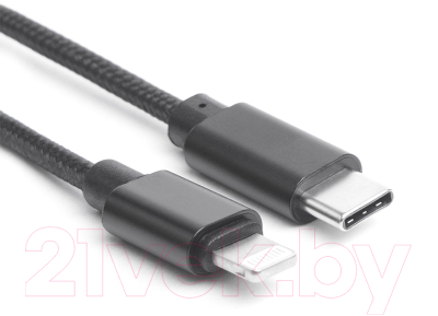 Кабель Atom USB Type-C 3.1 - Lightning (1.8м, черный)