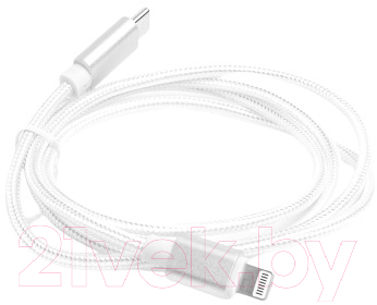 Кабель Atom USB Type-C 3.1 - Lightning (1.8м, серебристый)