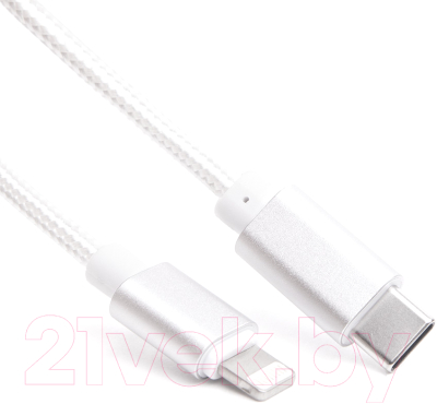 Кабель Atom USB Type-C 3.1 - Lightning (1.8м, серебристый)