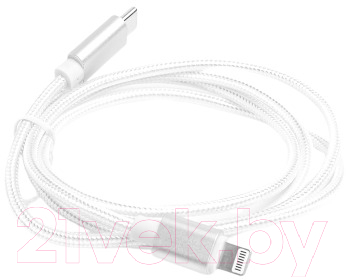 Кабель Atom USB Type-C 3.1 - Lightning (1м, серебристый)