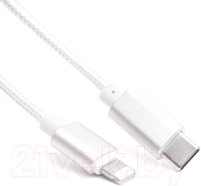 Кабель Atom USB Type-C 3.1 - Lightning (1м, серебристый)