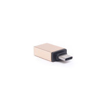 Кабель/переходник Atom USB Type-C 3.1 - USB А 3.0 (золотой) - 