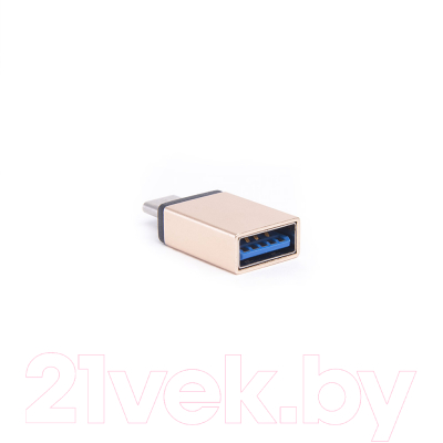 Кабель/переходник Atom USB Type-C 3.1 - USB А 3.0 (золотой)