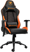 Кресло геймерское Cougar Outrider (черный/оранжевый) - 