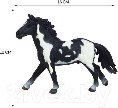 Фигурка коллекционная Masai Mara Мир лошадей. Лошадь черно-белая / MM214-337