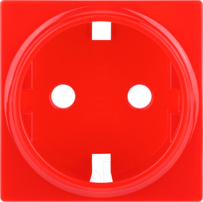 Лицевая панель для розетки ЭРА 12-6301-23 / Б0052668 (красный)