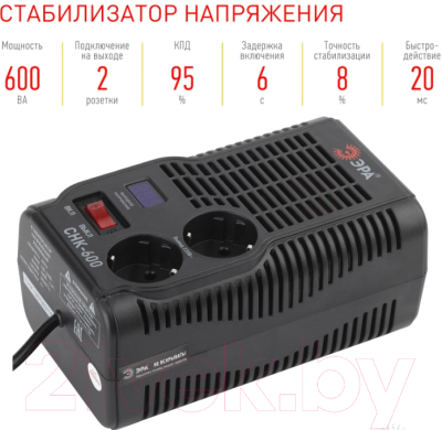 Стабилизатор напряжения ЭРА СНК-600 / Б0032468