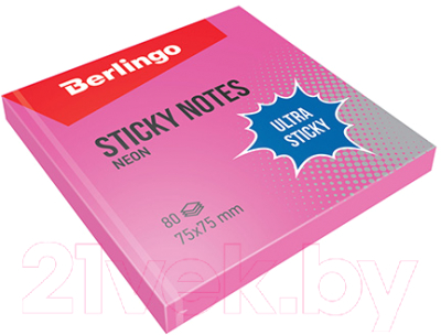 Блок для записей Berlingo LSz_39203 (розовый)
