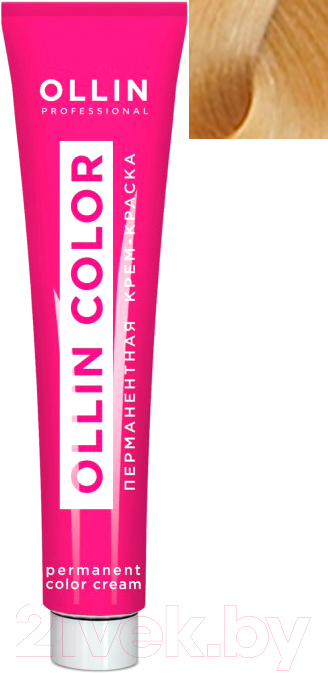 Крем-краска для волос Ollin Professional Color перманентная 10/03 (100мл, светлый блондин прозрачно-золотистый)
