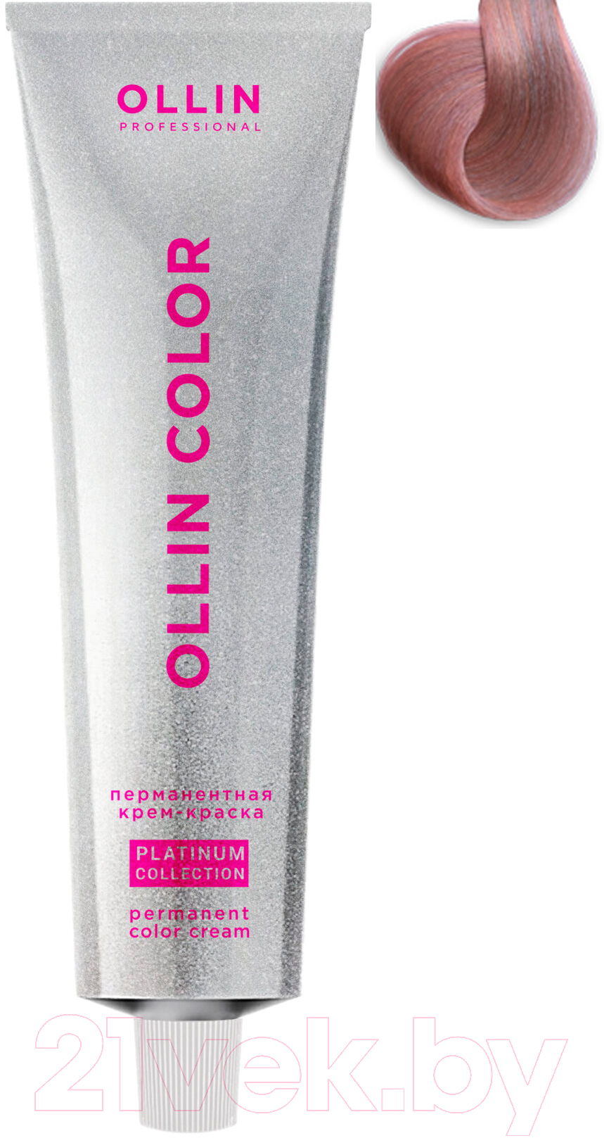 Крем-краска для волос Ollin Professional Color Platinum Collection перманентная 8/25 (100мл, светло-русый фиолетово махагоновый)