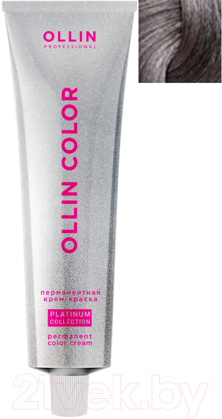 Крем-краска для волос Ollin Professional Color Platinum Collection перманентная 8/81 (100мл, светло-русый жемчужный)