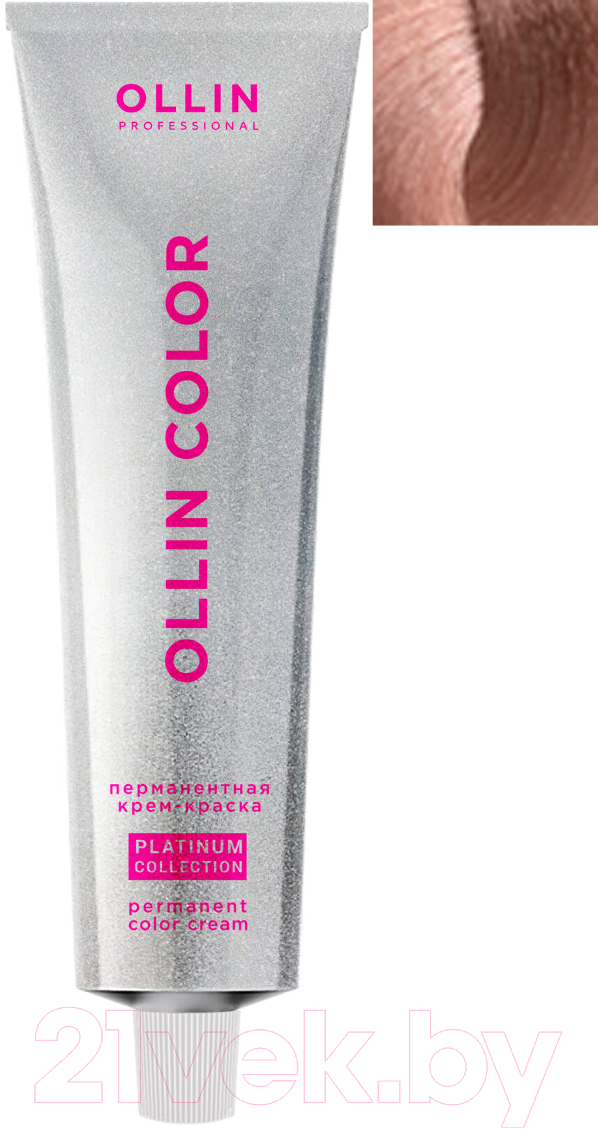 Крем-краска для волос Ollin Professional Color Platinum Collection перманентная 10/75 (100мл, светлый блондин коричнево-махагоновый)