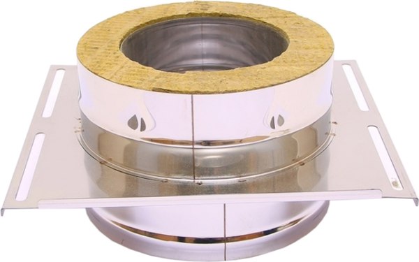 Площадка монтажная для дымохода Ferrum 430+нерж./1.5 Ф140x210 / f3207