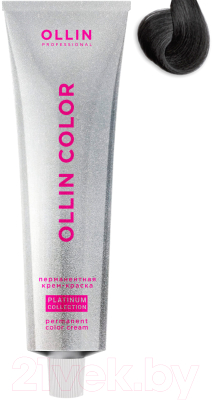 Крем-краска для волос Ollin Professional Color Platinum Collection перманентная 6/11 (100мл, темно-русый интенсивно-пепельный)