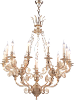 

Люстра Newrgy, Lighting Premium 7024/16 FG+Pearl Gold