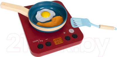 Кухонная плита игрушечная Bondibon Кухня и чистота со сковородой / ВВ5382