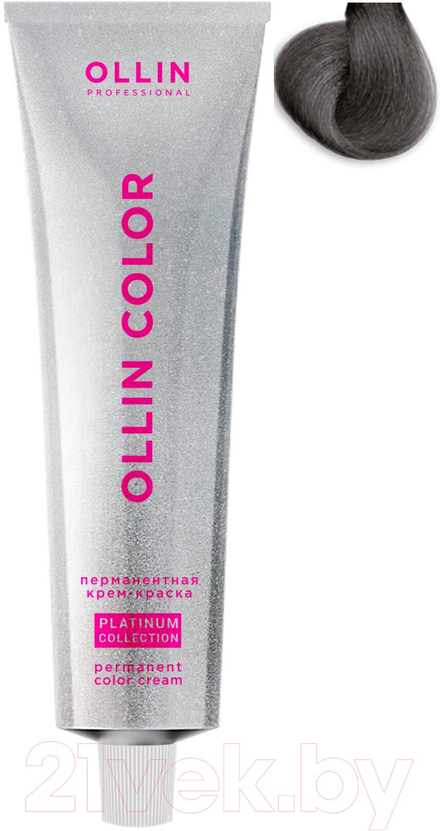 Крем-краска для волос Ollin Professional Color Platinum Collection перманентная 7/11 (100мл, русый интенсивно-пепельный)