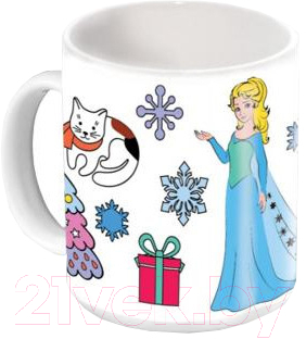 Набор для творчества MultiArt Кружка для росписи 100MUG-MAFROZEN