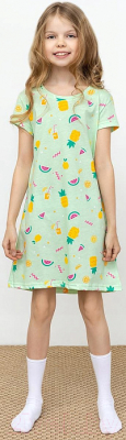 Сорочка детская Mark Formelle 577713 (р.104-56, фрукты на светло-зеленом)
