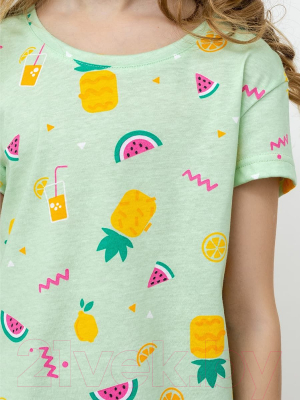 Сорочка детская Mark Formelle 577713 (р.104-56, фрукты на светло-зеленом)