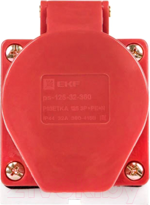 Розетка кабельная EKF PS-125-32-380