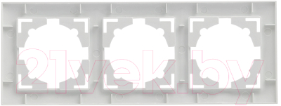 Рамка для выключателя EKF PROxima Валенсия / EWM-G-303-10 (белый)