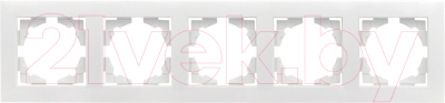 Рамка для выключателя EKF PROxima Валенсия / EWM-G-305-10 (белый)
