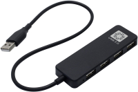 USB-хаб 5bites HB24-209BK (черный) - 