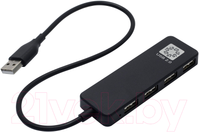 USB-хаб 5bites HB24-209BK (черный)