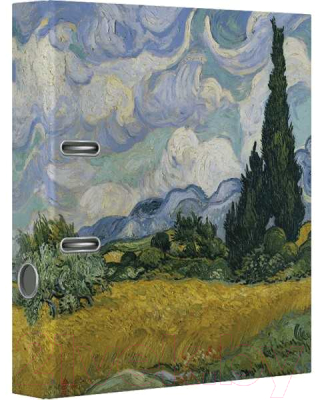 Папка-регистратор deVente Ван Гог. Пшеничное поле с кипарисами / 3090137