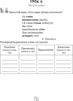 Рабочая тетрадь Аверсэв Беларуская мова 4 класс. Арфаграфічная размінка (Кіарэску Д.І.)