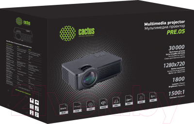 Проектор Cactus CS-PRE.05WT.WXGA