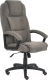 Кресло офисное Tetchair Bergamo флок (серый 29) - 