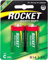 Комплект батареек Rocket R14 2BL (2шт) - 