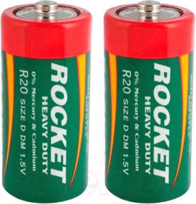Комплект батареек Rocket R20 2SH (2шт)