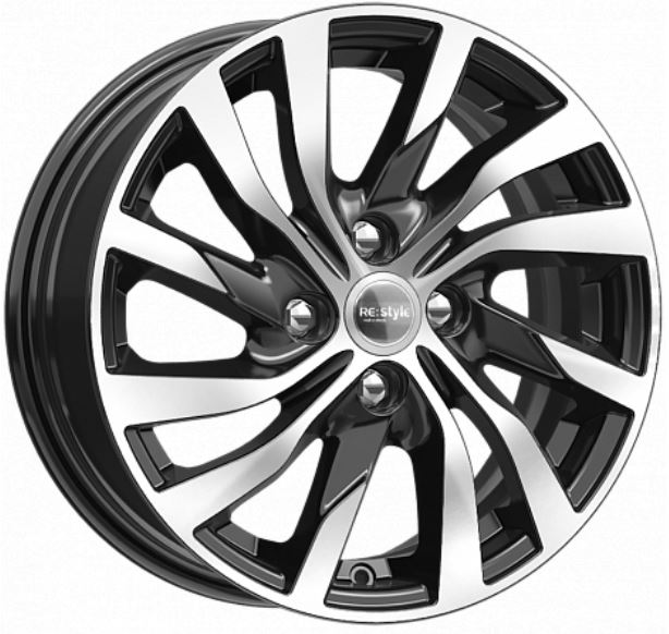 Литой диск K&K КС882 Vesta 15x6" 4x100мм DIA 60.1мм ET 50мм Алмаз черный